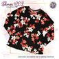 Sharon - Black Pink Floral