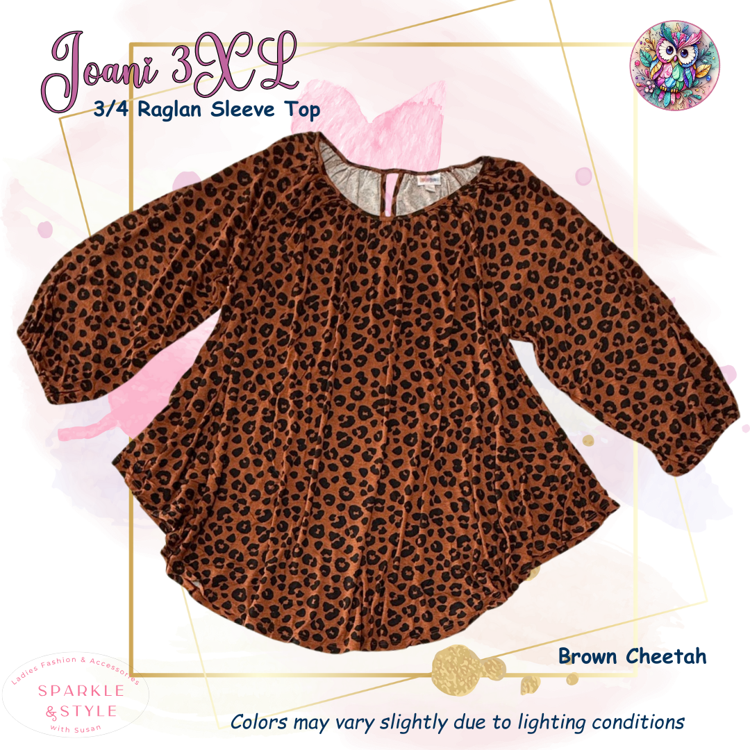 Joani - Brown Cheetah Print