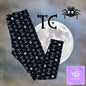 Halloween 2021 - Leggings: Black White Halloween Bat Tapestry