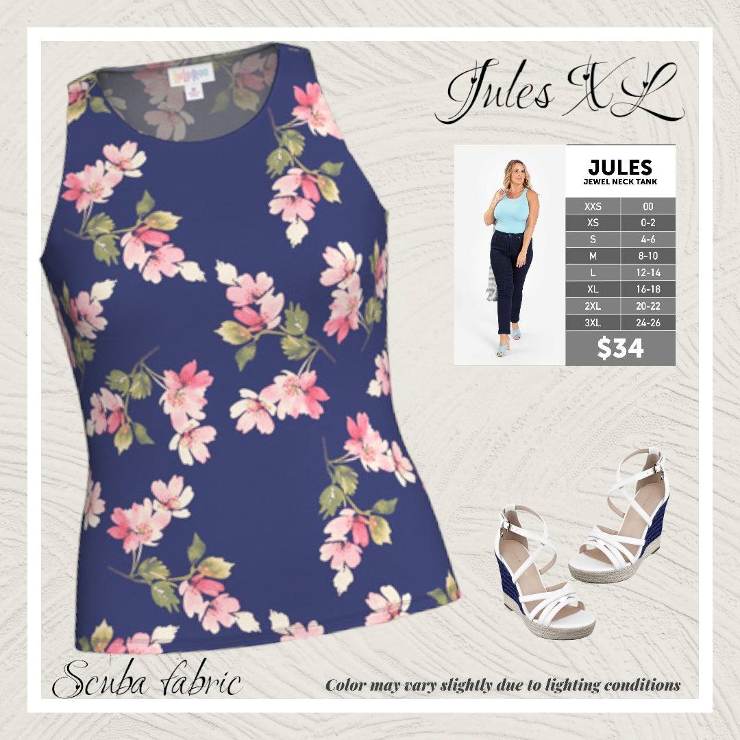 Jules - Blue Pink Floral