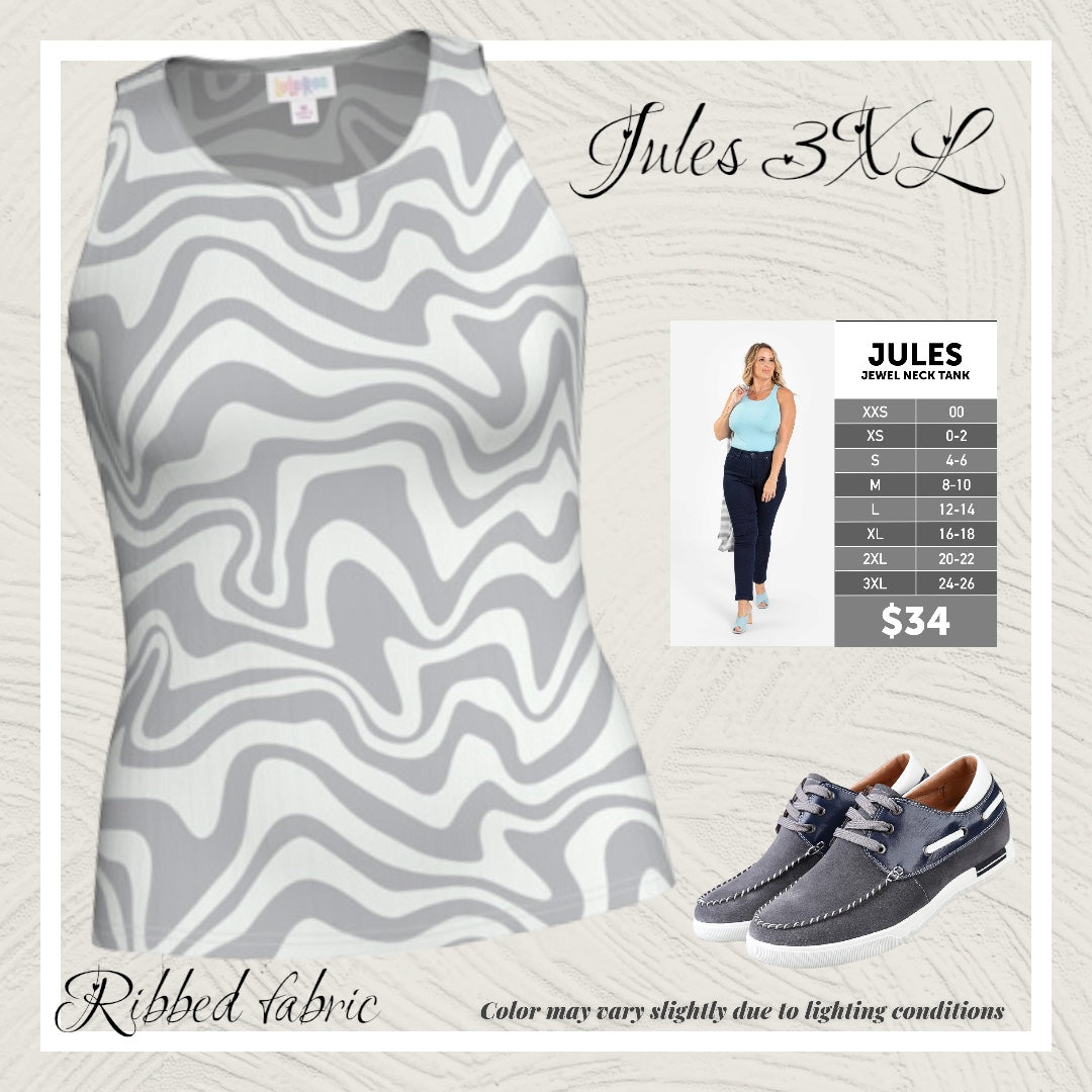 Jules - Grey White Marble